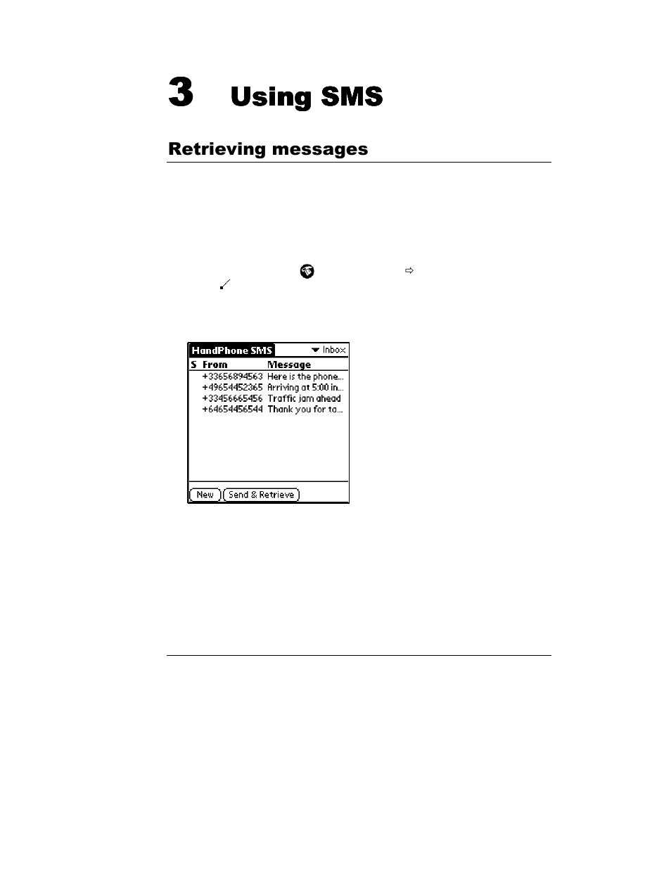 8vlqj#606 | Palm HandPHONE SMS User Manual | Page 9 / 21