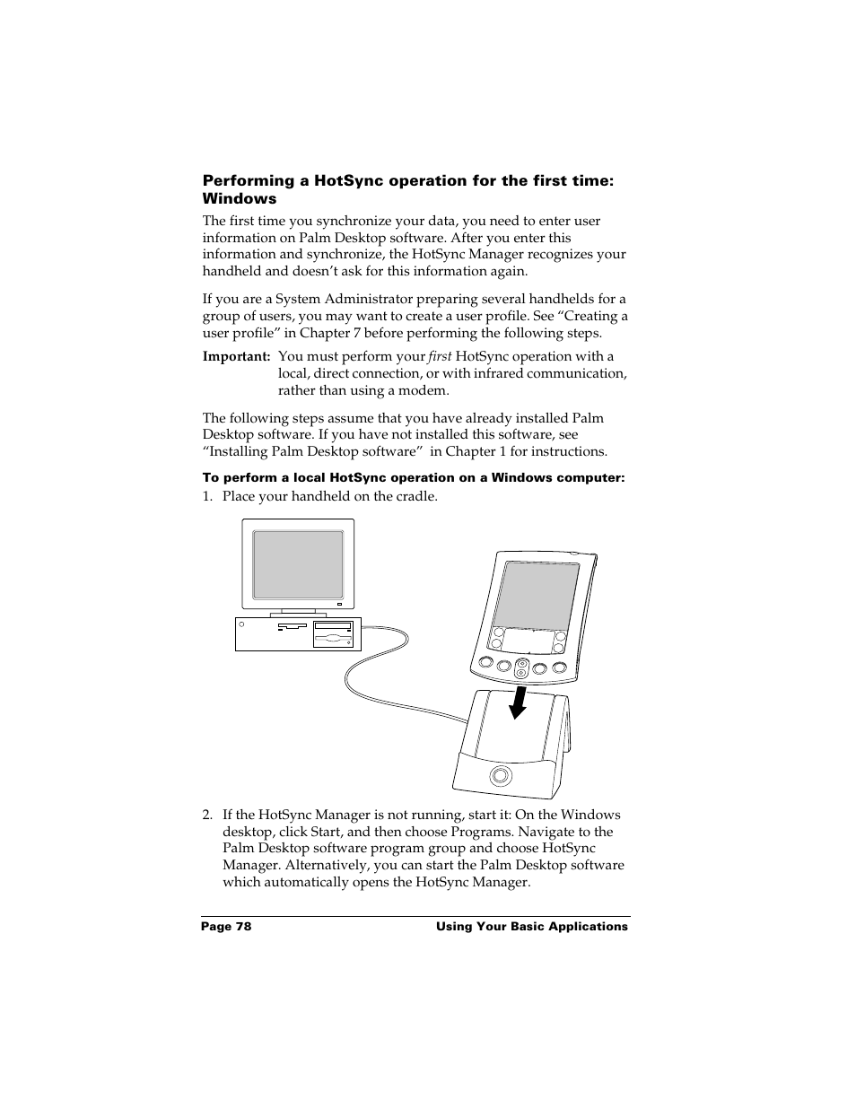 Palm Handhelds m500 User Manual | Page 88 / 286