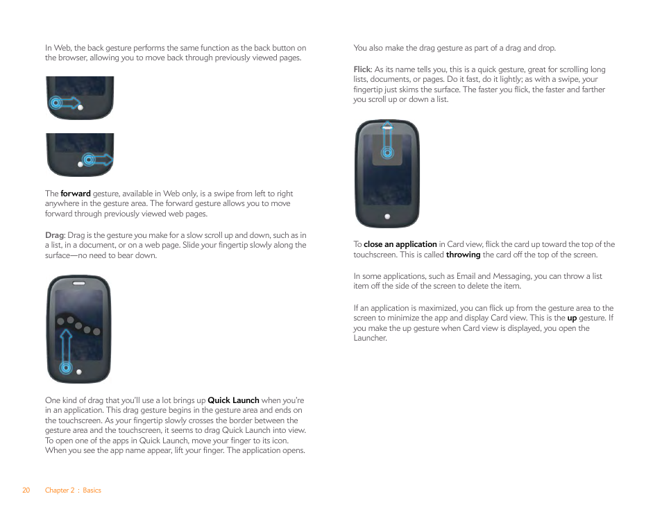 Palm Pre P100EWW User Manual | Page 20 / 204