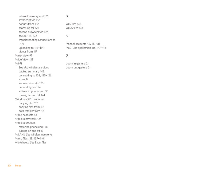 Palm Pre P100EWW User Manual | Page 204 / 204