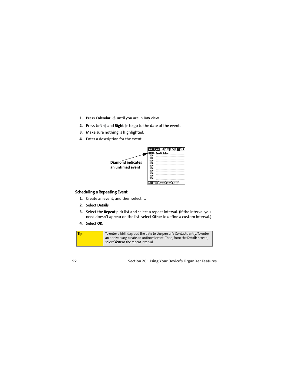 Palm 650 User Manual | Page 104 / 388