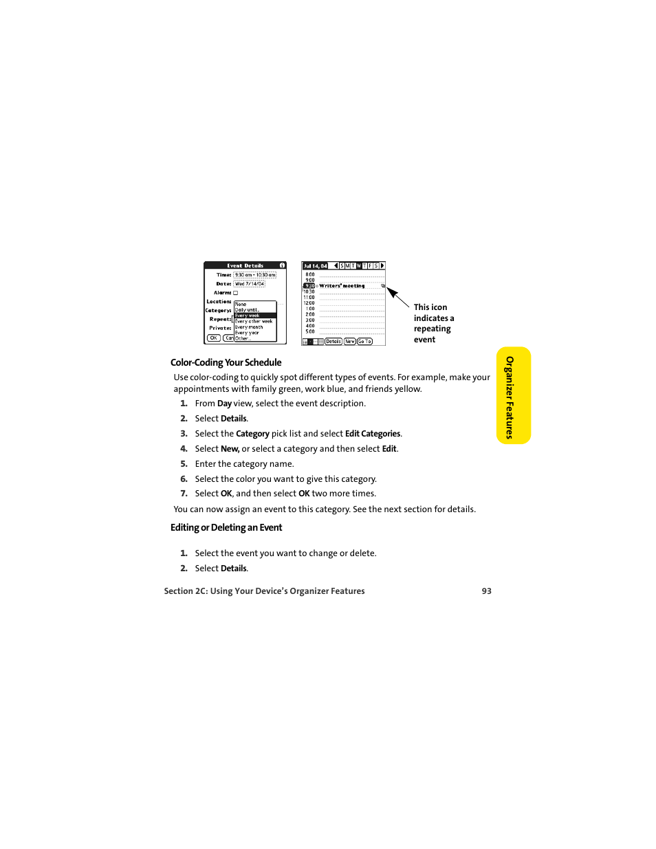 Palm 650 User Manual | Page 105 / 388