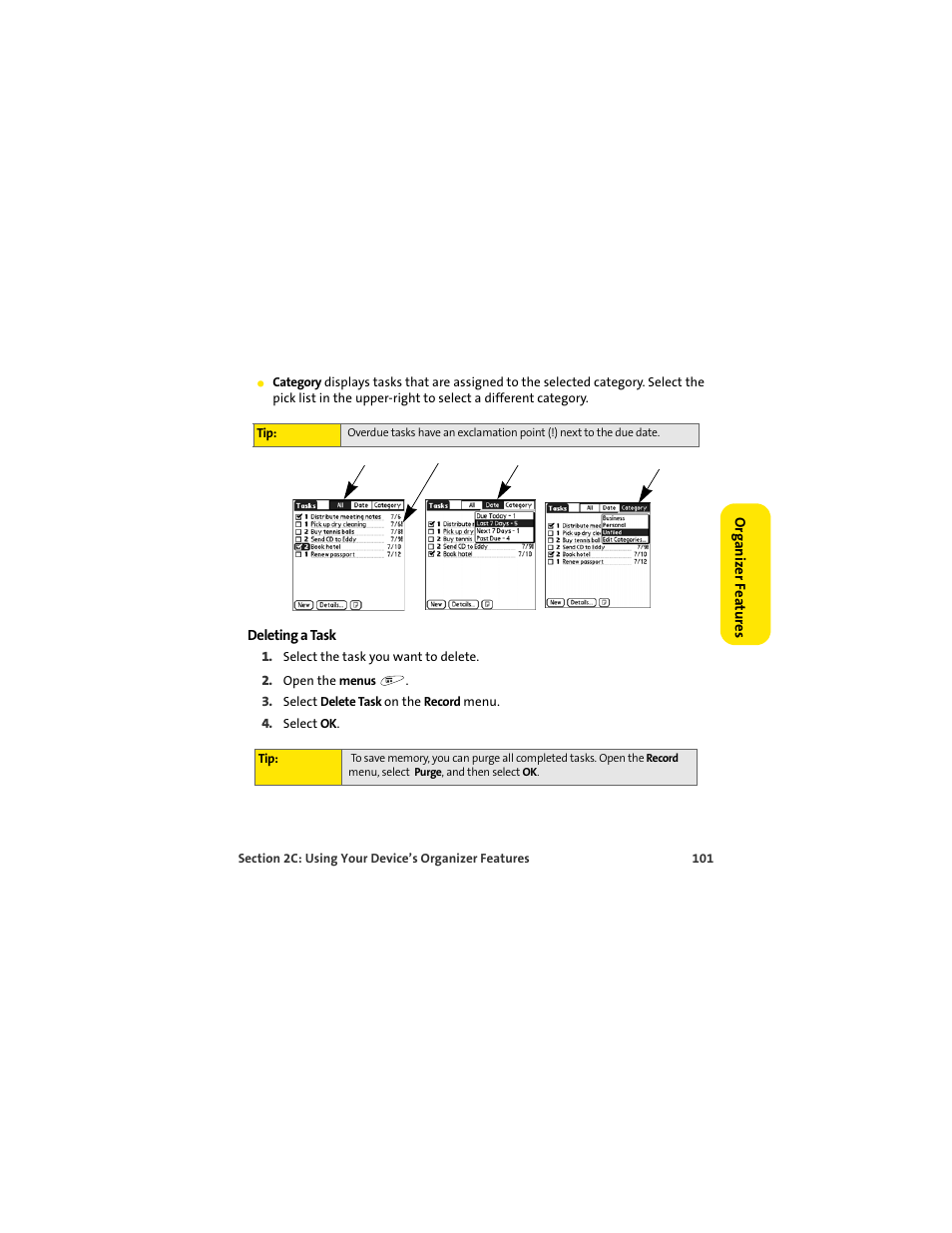 Palm 650 User Manual | Page 113 / 388