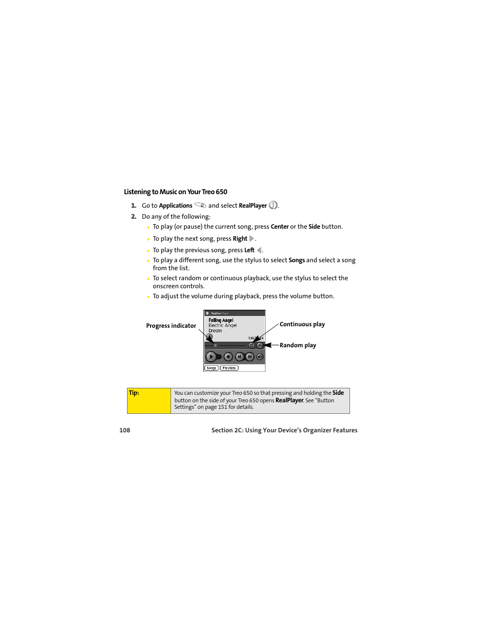 Palm 650 User Manual | Page 120 / 388