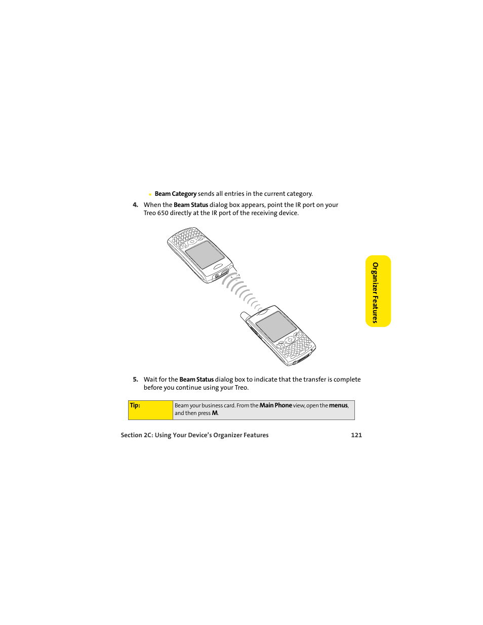 Palm 650 User Manual | Page 133 / 388