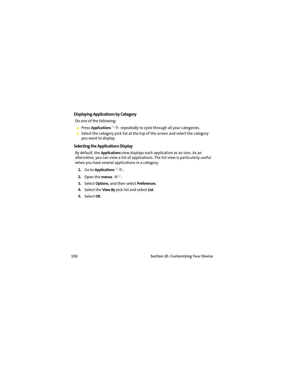 Palm 650 User Manual | Page 162 / 388
