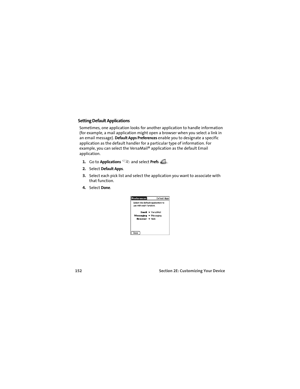 Palm 650 User Manual | Page 164 / 388