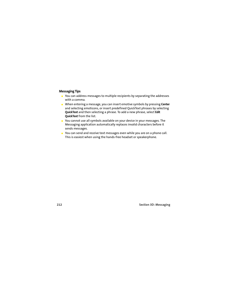 Palm 650 User Manual | Page 224 / 388