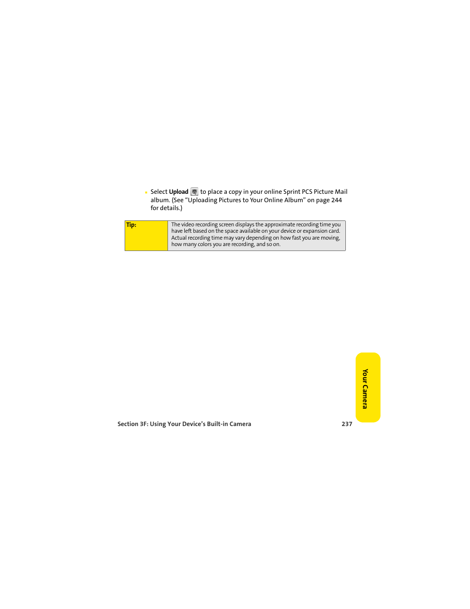 Palm 650 User Manual | Page 249 / 388