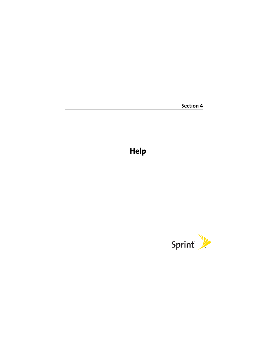 Section 4 help, Section 4: help, Section 4 | Help | Palm 650 User Manual | Page 259 / 388