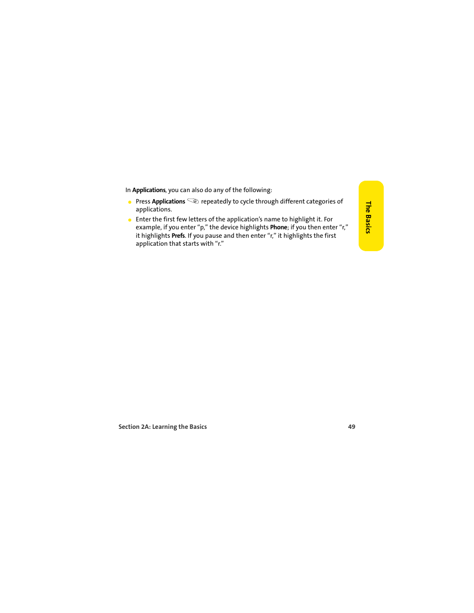 Palm 650 User Manual | Page 61 / 388