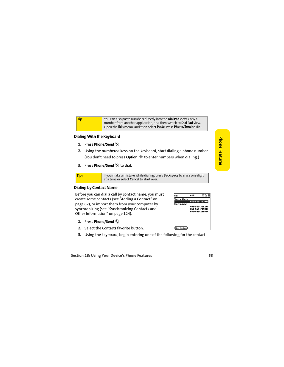 Palm 650 User Manual | Page 65 / 388