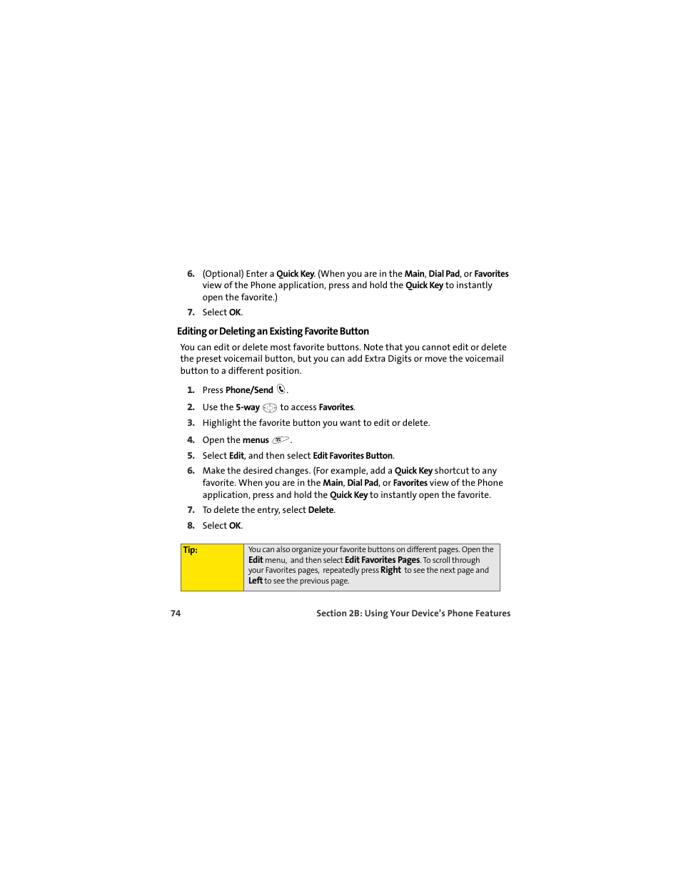 Palm 650 User Manual | Page 86 / 388
