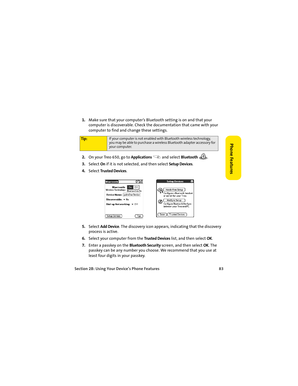 Palm 650 User Manual | Page 95 / 388