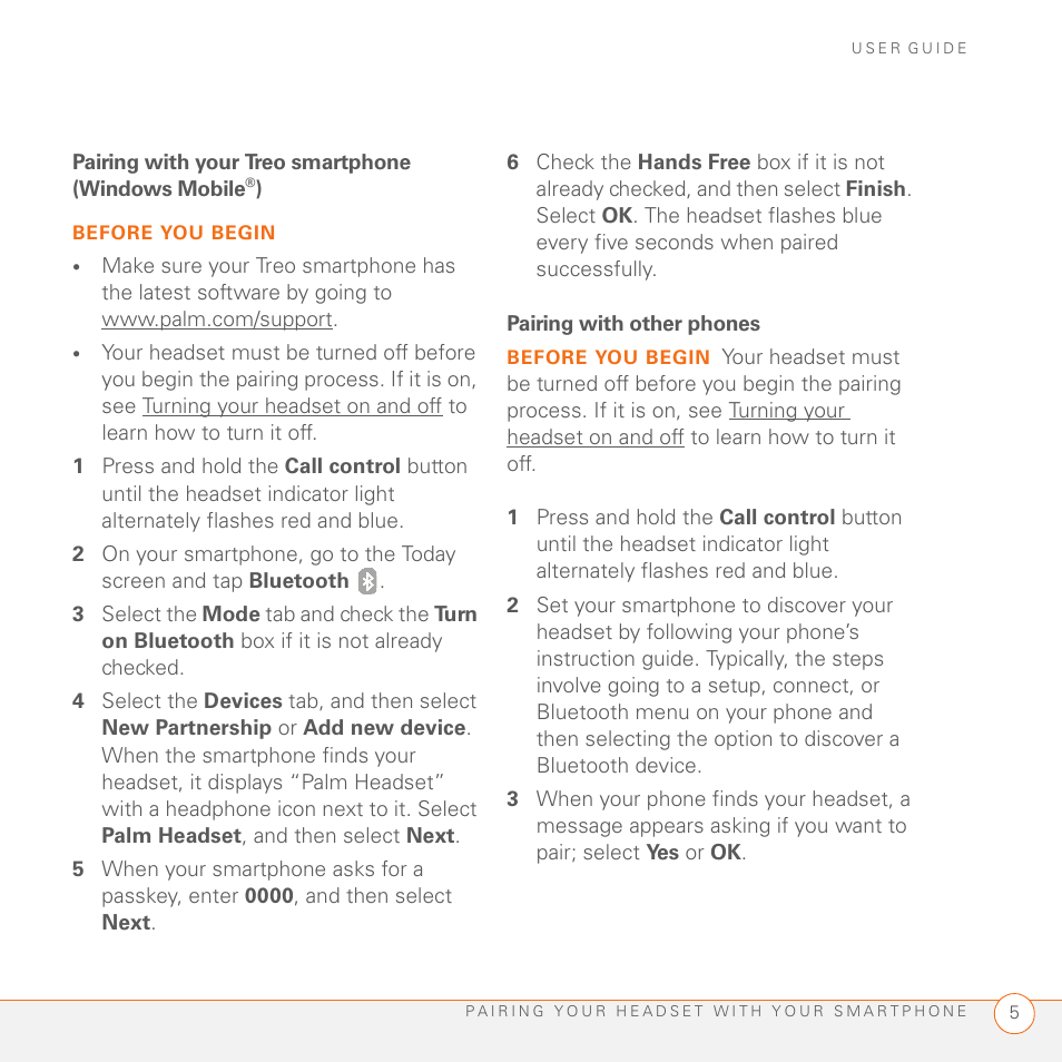 Palm Series 3 User Manual | Page 9 / 28
