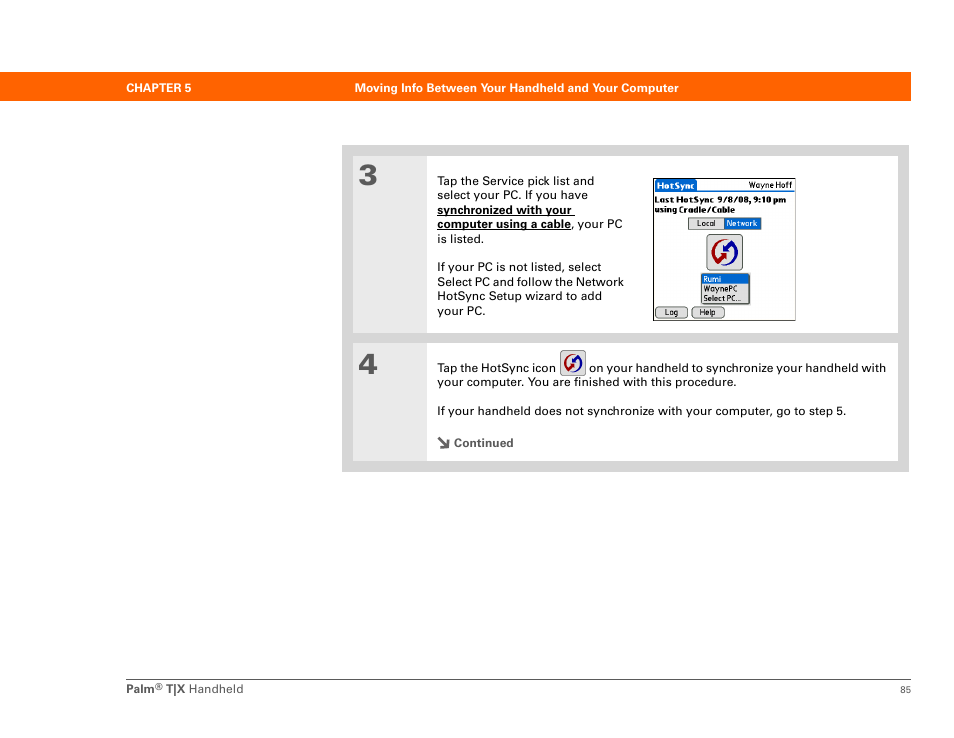 Palm TX User Manual | Page 107 / 690