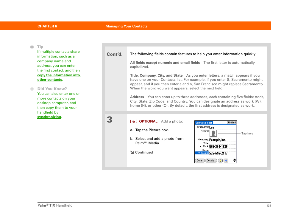 Palm TX User Manual | Page 153 / 690