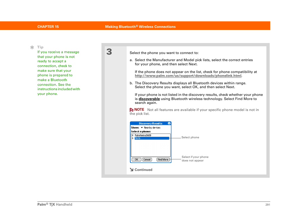 Palm TX User Manual | Page 313 / 690