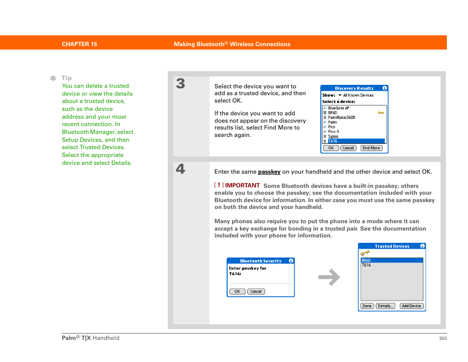 Palm TX User Manual | Page 322 / 690