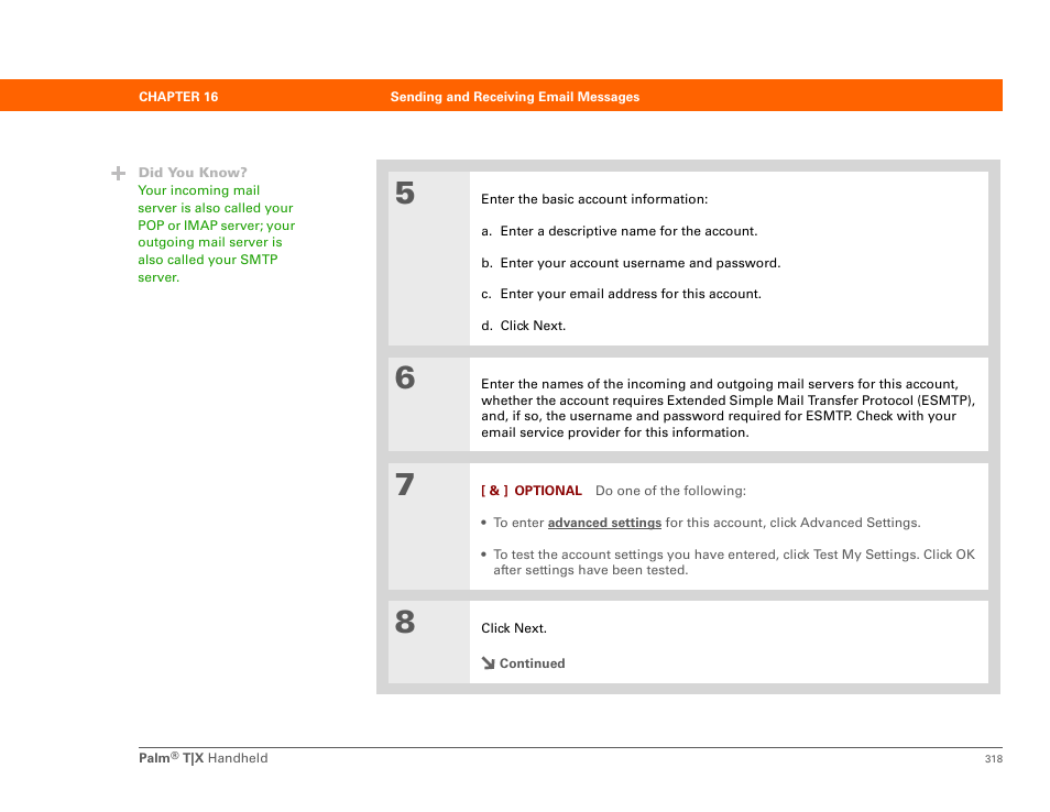 Palm TX User Manual | Page 340 / 690