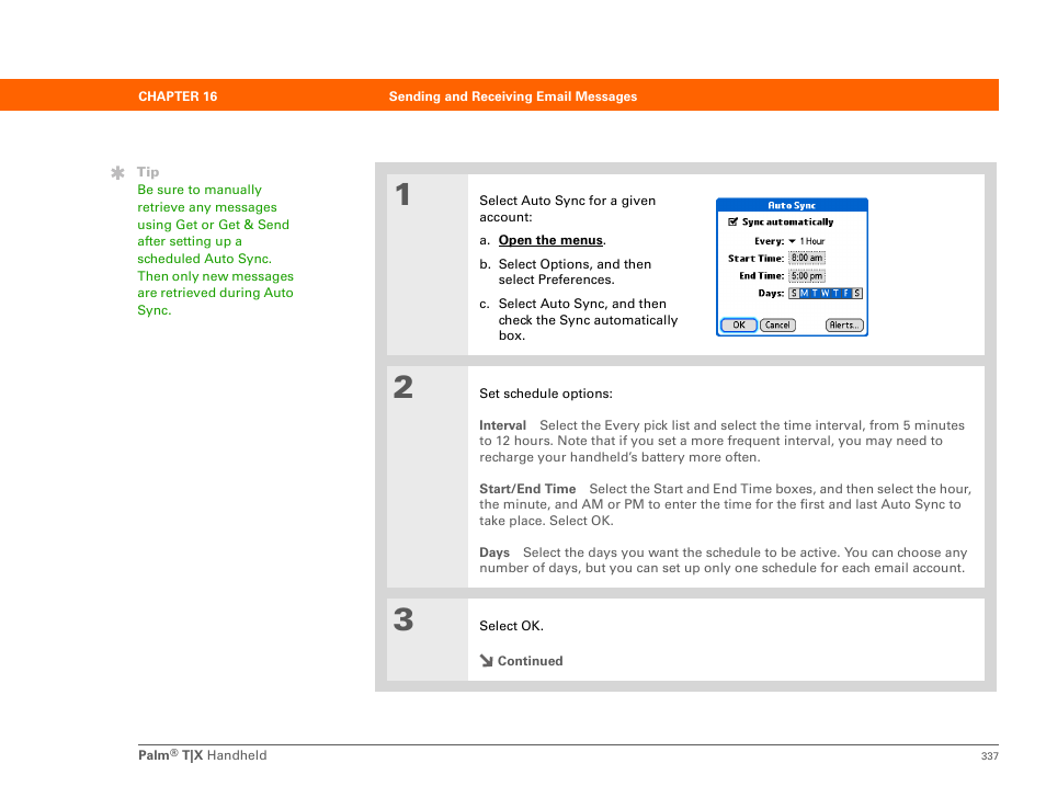 Palm TX User Manual | Page 359 / 690