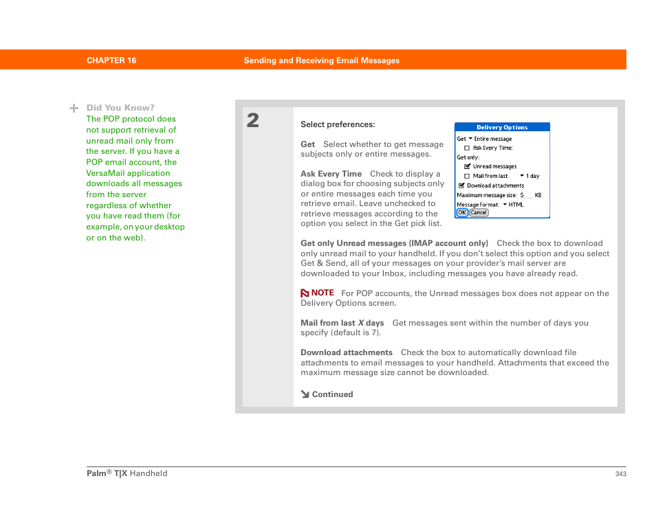 Palm TX User Manual | Page 365 / 690