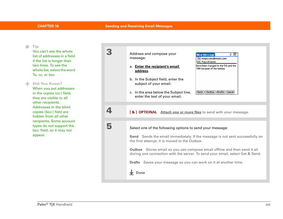 Palm TX User Manual | Page 370 / 690