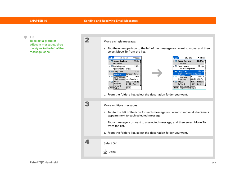 Palm TX User Manual | Page 381 / 690