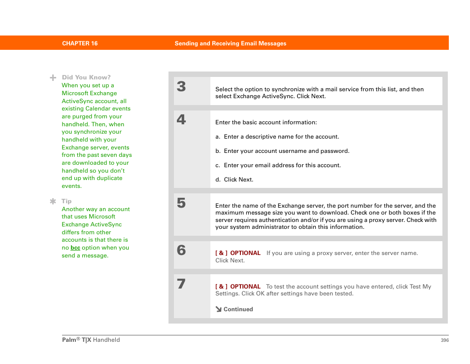 Palm TX User Manual | Page 418 / 690