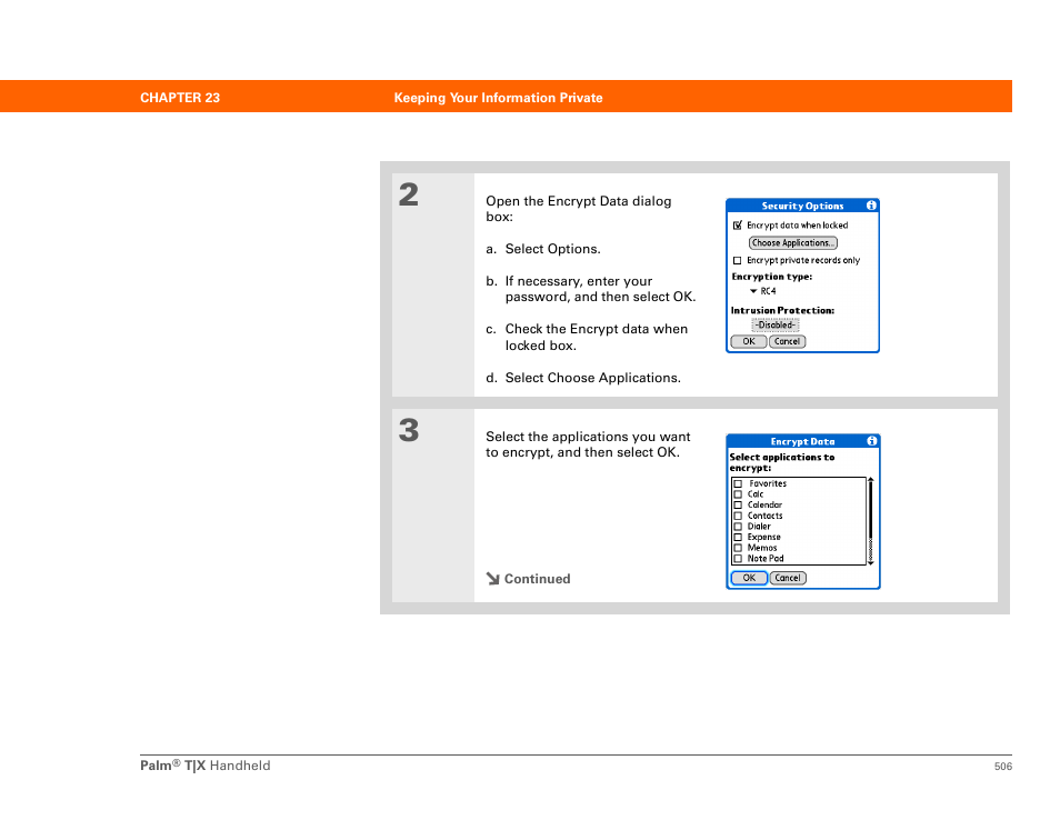 Palm TX User Manual | Page 528 / 690