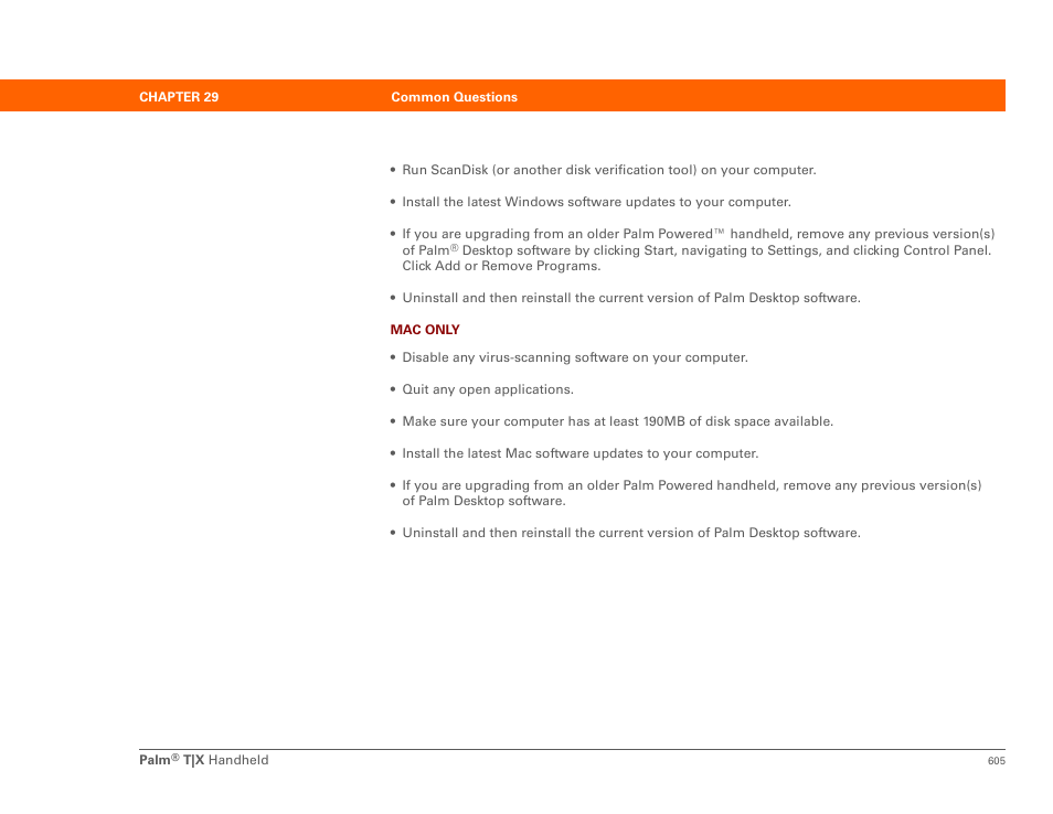 Palm TX User Manual | Page 627 / 690