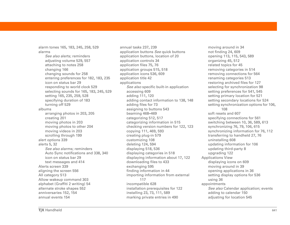 Palm TX User Manual | Page 663 / 690