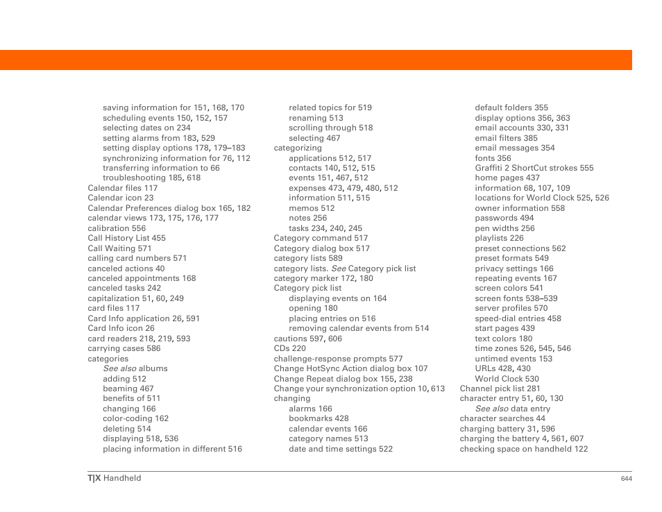 Palm TX User Manual | Page 666 / 690