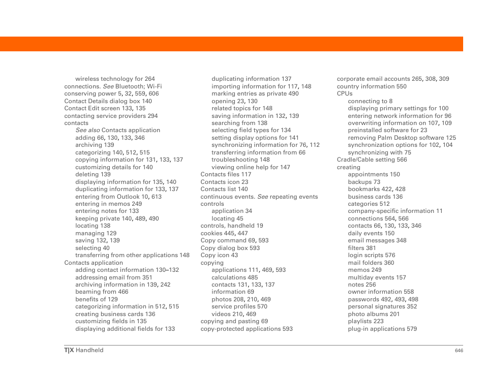 Palm TX User Manual | Page 668 / 690