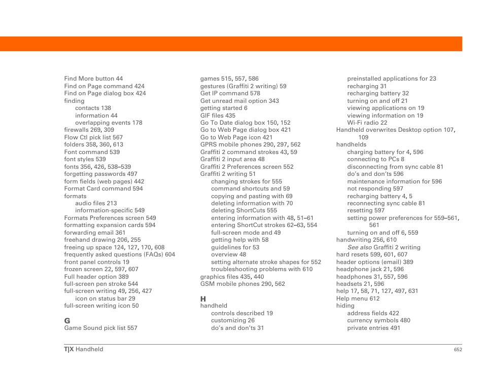 Palm TX User Manual | Page 674 / 690