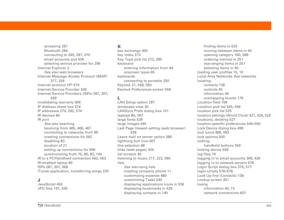 Palm TX User Manual | Page 676 / 690