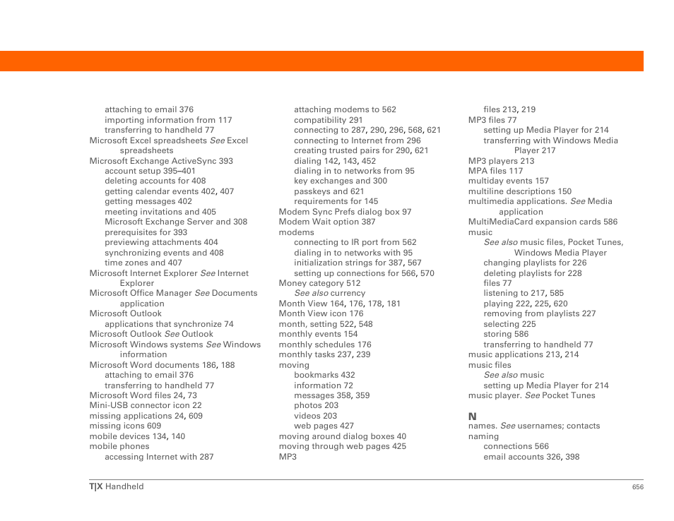 Palm TX User Manual | Page 678 / 690