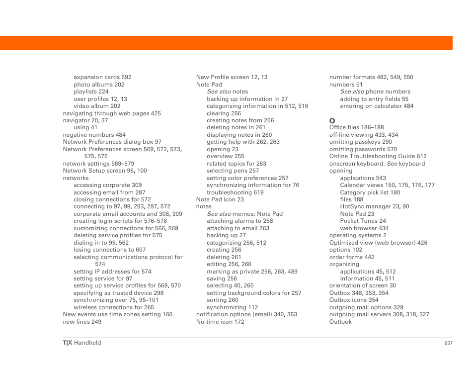 Palm TX User Manual | Page 679 / 690