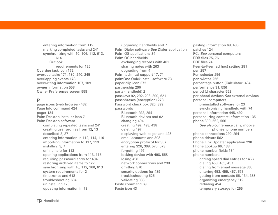 Palm TX User Manual | Page 680 / 690