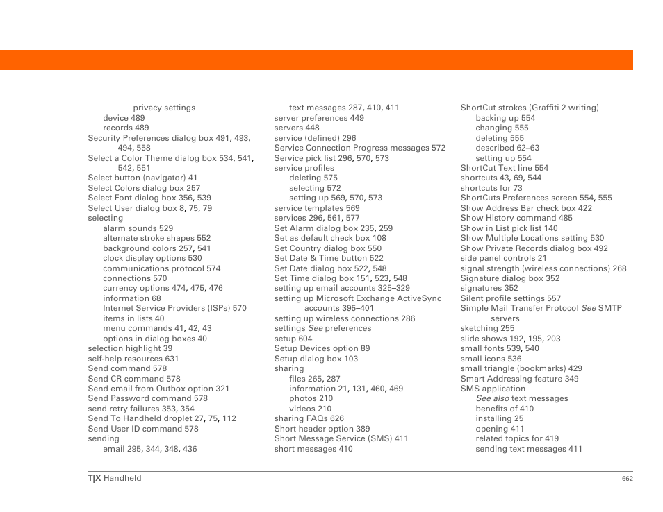 Palm TX User Manual | Page 684 / 690