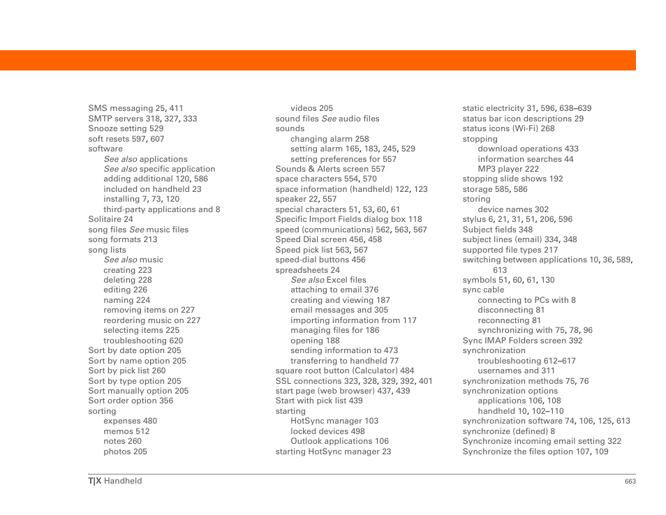 Palm TX User Manual | Page 685 / 690