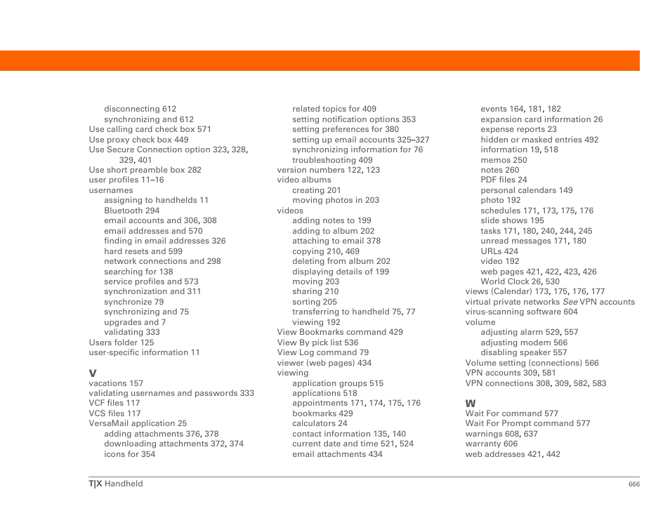 Palm TX User Manual | Page 688 / 690
