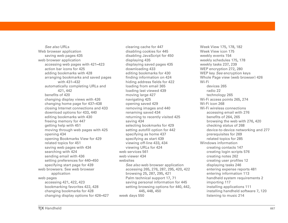 Palm TX User Manual | Page 689 / 690