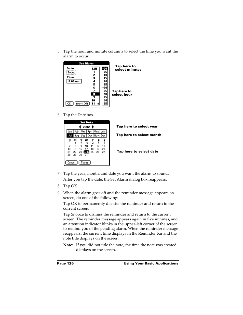 Palm PalmTM m100 User Manual | Page 134 / 232