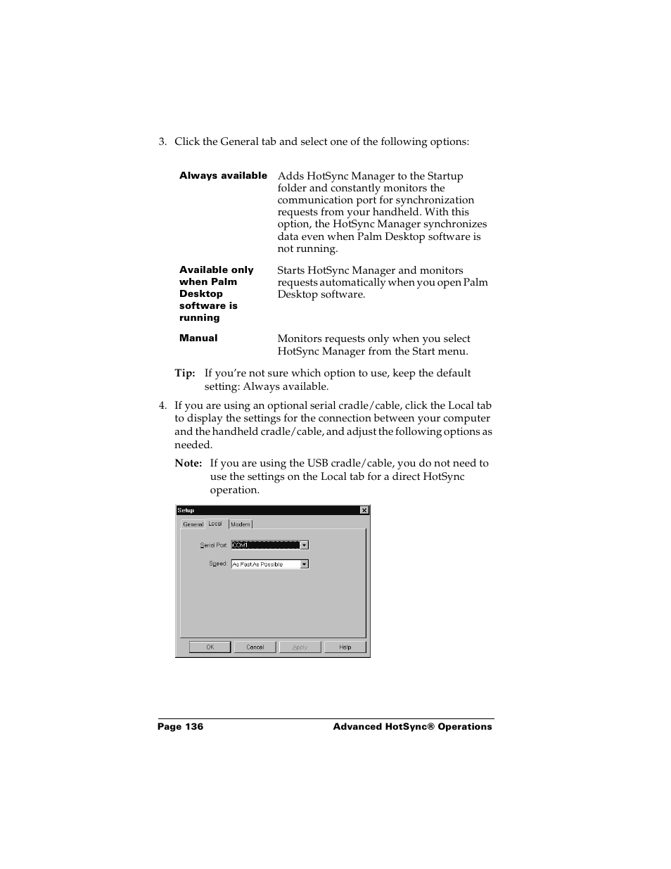Palm PalmTM m100 User Manual | Page 144 / 232