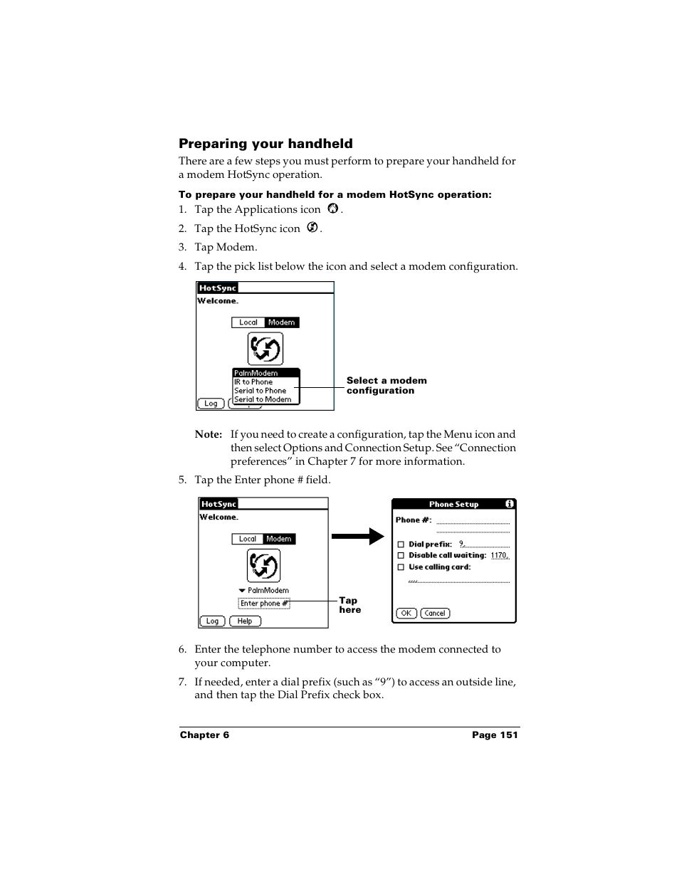 Preparing your handheld | Palm PalmTM m100 User Manual | Page 159 / 232