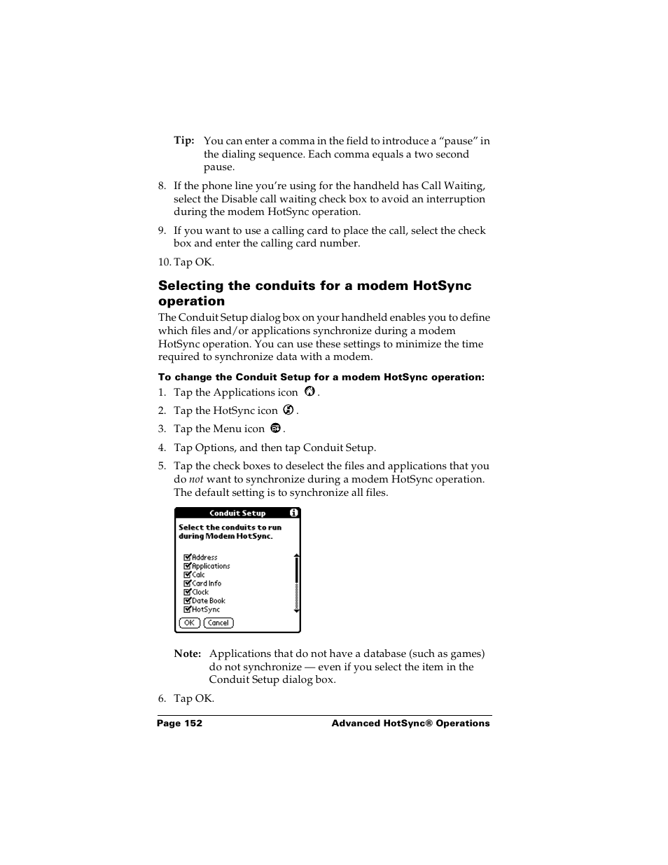 Palm PalmTM m100 User Manual | Page 160 / 232