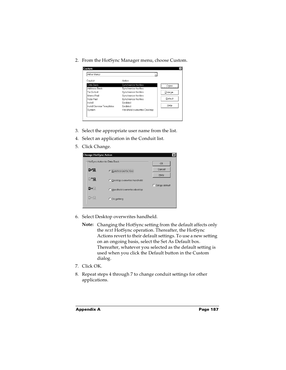 Palm PalmTM m100 User Manual | Page 195 / 232