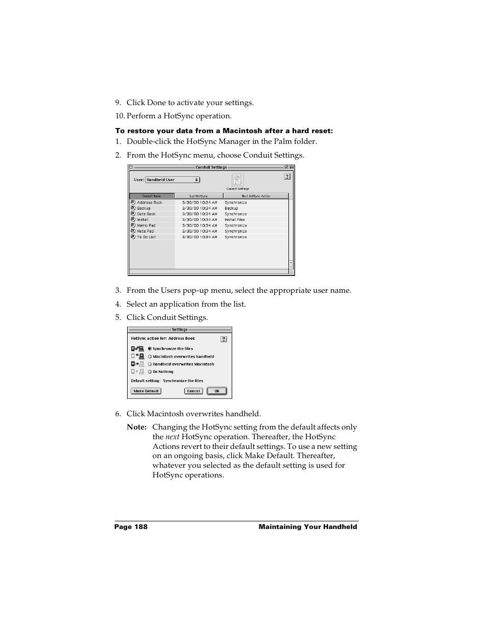Palm PalmTM m100 User Manual | Page 196 / 232