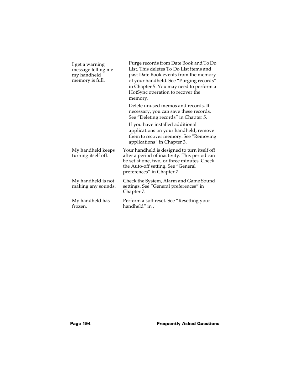 Palm PalmTM m100 User Manual | Page 202 / 232